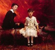 John Singer Sargent Portrait of edouard and Marie-Louise Pailleron, edouard Pailleron children oil painting